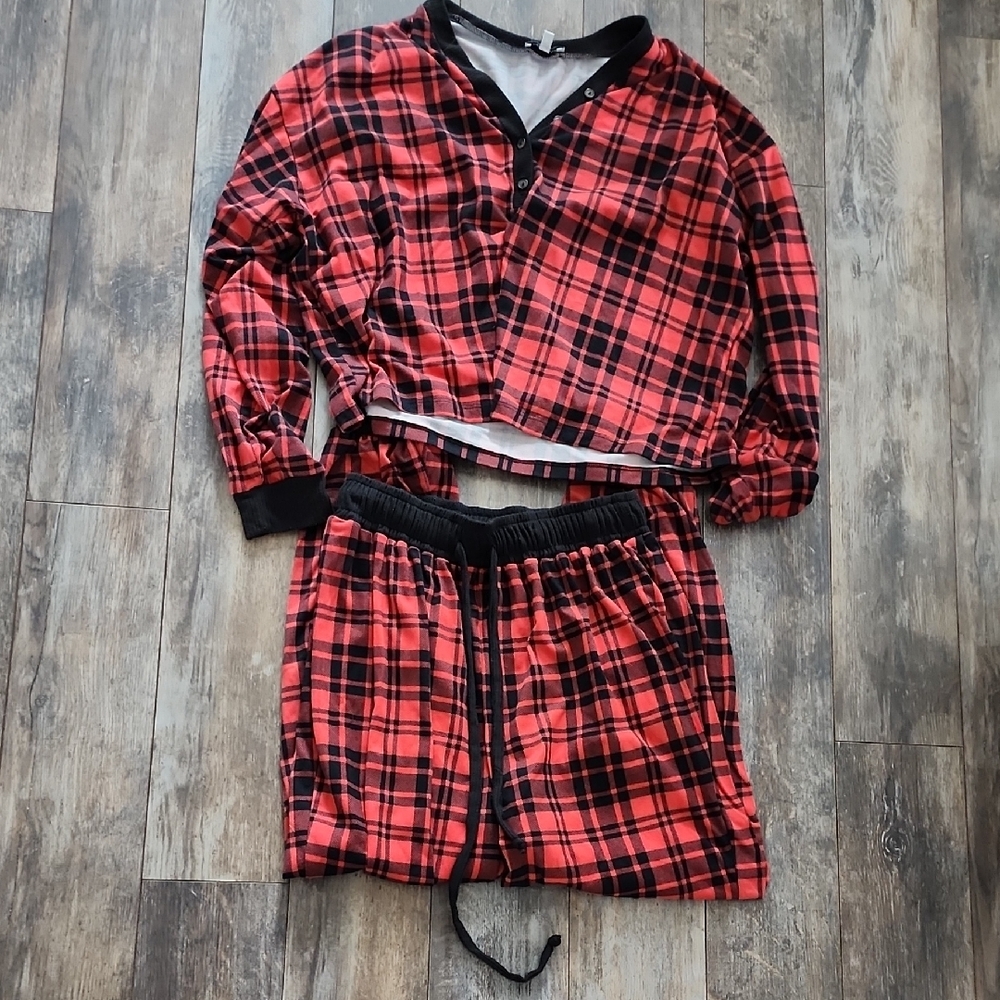Red and Black Plaid Pajamas
